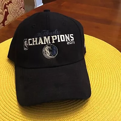 The New Era Adjustable Finals Champions Ball Cap Hat 2011 Dallas Mavericks-New • $17.49