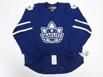 Toronto Marlies Authentic Ahl Blue Reebok Edge 1.0 7187 Hockey Jersey Size 54 • $199.99