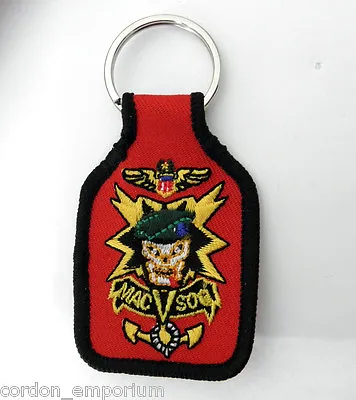 Us Vietnam Veteran Sog Elite Embroidered Key Ring 2.75 X 1.75 • $5.64