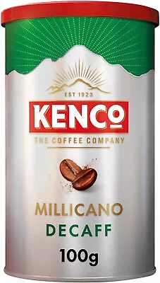 Kenco Millicano  Decaf Instant Coffee 100g Total Of 6 Jars NEW • £29.50