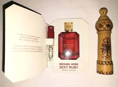 Women's Perfume Michael Kors SEXY RUBY In Vintage Perfume Case  Rose  Bulgaria • $15.50