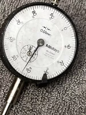 Mitutoyo 2046F Dial Gauge Indicator Metric .01mm Divisions Tested - Working • $40