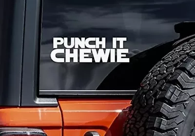 Vinyl ‘Punch It Chewie’ Sticker Star Wars. Car Sticker. 80s Movie Classic. • $5