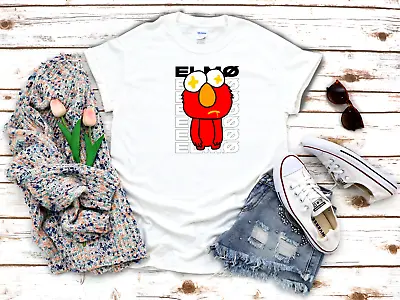 £9.50 • Buy Elmo Art Sesame Street Women's 3/4 Short Sleeve T Shirt F270