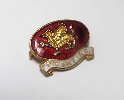 £14.99 • Buy Leyton Orient Fc  -  Vintage Enamel Coffer Badge.  
