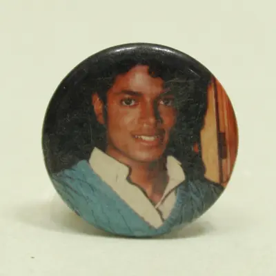 Vintage MICHAEL JACKSON Young Pin Button 1.25  Badge Pinback • $7.95