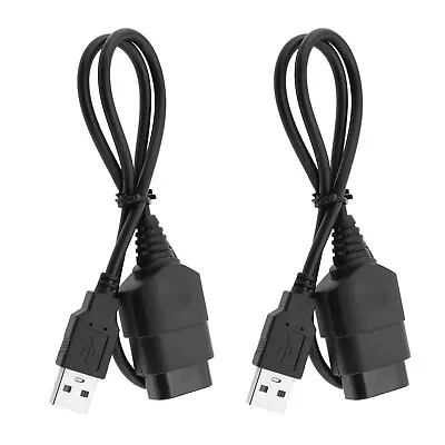 2x PC Laptop USB Convertor Adapter Cable Lead To Game Controller For Xbox Gen.1 • £9.50