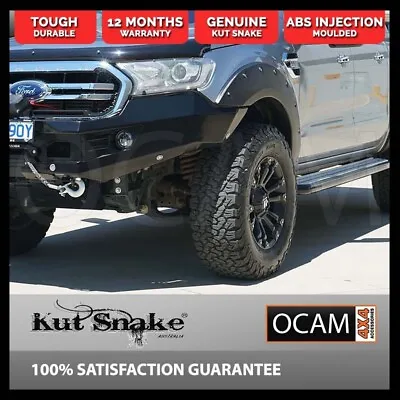 Kut Snake Flares Front Set For Ford Ranger PX MKIII 2018-06/2022 Extra Slim 44m • $329