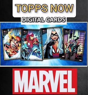 Topps Marvel Collect TOPPS NOW 2024 April 24 Gold And Silver 24 Digital Cards • $8.98