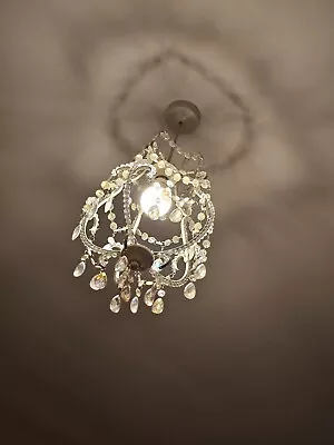 Ceiling Lights Chandeliers (crystals Like) - Two  • £0.99