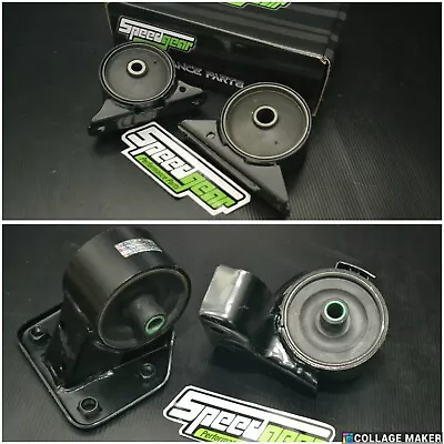 $218 • Buy Set Complete Full Harden Engine Mount Manual  Lancer Mirage Colt 4G91 4G92 4G93