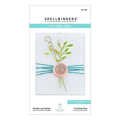 $30.95 • Buy Spellbinders Die Sealed Leaf Sprigs Etched Dies S3-458