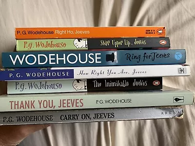 P G Wodehouse 7 Book Collection In Good To Very Good Used Condition • £16