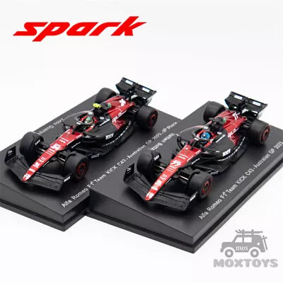 Spark 1:64 F1 2023 Alfa Romeo Team Stake ORLEN Diecast Model Car • $25.74