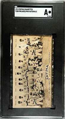 1913 T200 Fatima Philadelphia Nationals Grover Alexander SGC !!! • $275