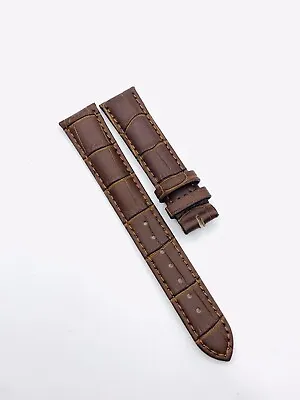 Genuine Omega BROWN Leather Strapwithout Buckle 18mm • £30