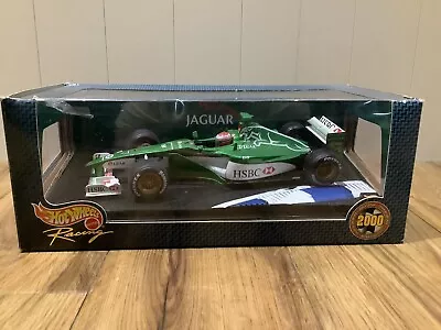 Hotwheels 1:18 26699 Eddie Irvine Jaguar Racing R1 2000 Launch Car RARE .In Box. • £65.99