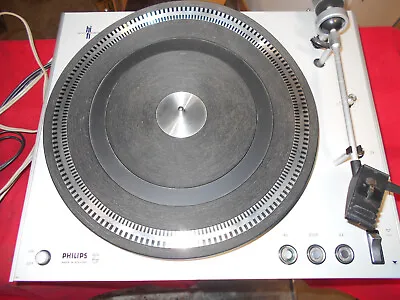 Vintage Philips 212 Electronic Turntable For Parts Untested Made In Holland • $74.99