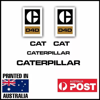 Caterpillar D4D Decals Sticker Kit • $110