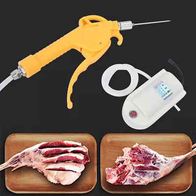 Electric Meat Injector Processor Electric Meat Saline Pump Gun Syringe Pump 50W • $71