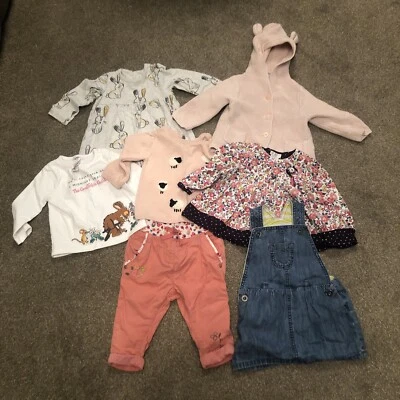 £6 • Buy Baby Girls Clothes 6-9 Months Bundle (M&S, Next, Gap, Mamas And Papas, TU)