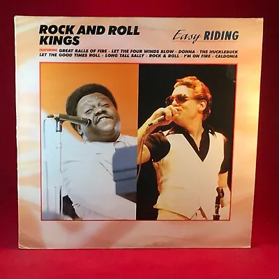 VARIOUS Easy Riding Rock And Roll Kings 1988 UK Vinyl LP Marty Wilde N & • £25.49