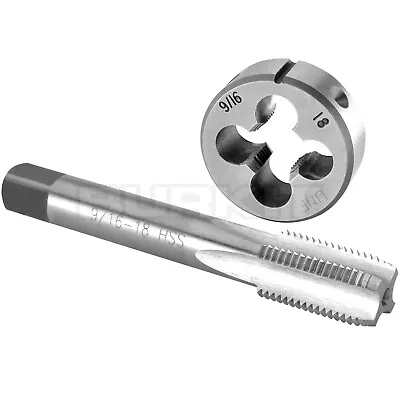 9/16 -18 UNF Tap And Die Set Right Hand 9/16 X 18 UNF Thread Tap And Round Die • $15.99