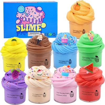 $28.74 • Buy Slime Kit For Girls Boys, 9 Different Scented & Premade Slimes