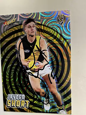 $8.95 • Buy JAYDEN SHORT - RICHMOND 2021 SELECT INSERT CARD Autographed Card