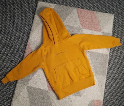 £7.99 • Buy Boys Next Mustard Yellow Green Hoodie Jumper Pullover Top Age 3 BNWOT