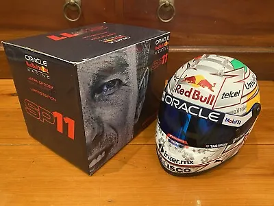 F1 Sergio Perez Red Bull Racing Honda 2022 Mini Helmet Japnese Gp 1:2 New • $229