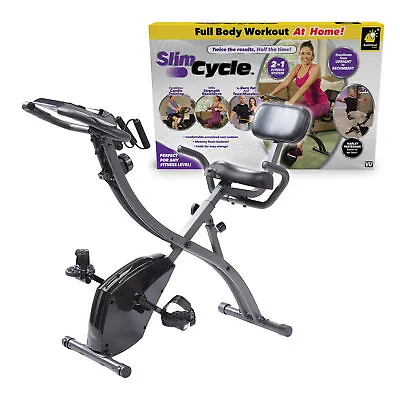 As Seen On TV Slim Cycle Stationary Bike - Folding Indoor Exercise Bike • $219.99