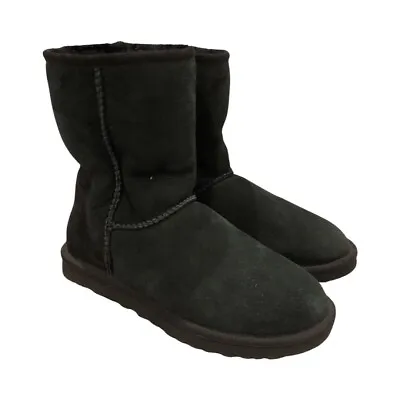 UGG Women's Classic Short Black Boots 5825 Slip On Suede • $53.99