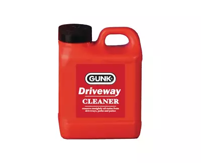 £7.95 • Buy Gunk Driveway Cleaner Oil Stain Remover Garage Floor Paths Patio Cleanse 1 Ltr