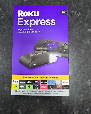 ROKU Express HD Streaming Media Player Brand New • £21