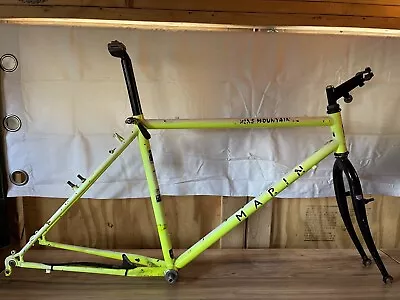 Vintage Marin Pine Mountain Tange Prestige MTB Frameset Roller Stem Seatpost VRC • $399.99