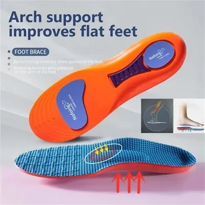 £5.99 • Buy Orthotic Insoles Arch Support Flatfoot Running Insoles For Shoes Sole Orthopedic