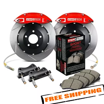 StopTech 83.895.4300.71 Slotted 2-Piece Front Big Brake Kit For 2015 VW GTI • $2698.20