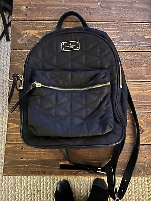 Kate Spade Quilted Black Backpack • £19.78