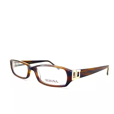 Merona Eyeglasses Frames M20-2 Brown Rectangular Full Rim 53-16-135 • $29.98