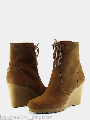 Michael Kors Rory Suede Wedge Boots Women's 11 NEW IN BOX • $109.99