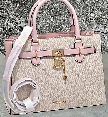 Michael Kors Medium Satchel Vannila Pink Powder Blush Bag  • $179.99