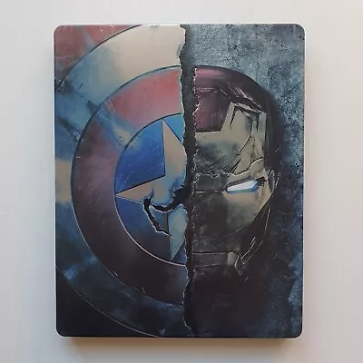 *RARE* Captain America Civil War Zavvi Exclusive Blu-Ray Steelbook OOP MINT! • £0.99