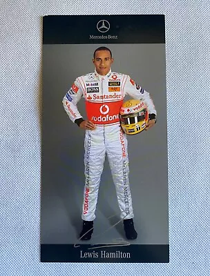 Lewis Hamilton 2007 McLaren Mercedes Team Driver Card Formula 1 F1 ROOKIE RARE • $99.99