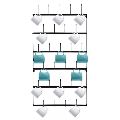 Sorbus Mug Rack Cup Holder - Wall Mounted Home Storage Mug Hooks • $34.99