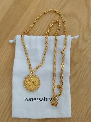 Vanessa Bruno Gold Coin Necklace • £35