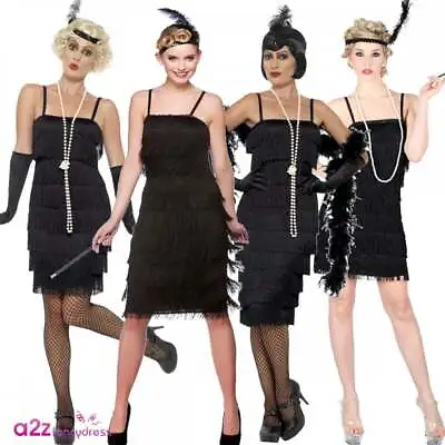 £16.99 • Buy Ladies 20's Flapper Gatsby Charleston Accessories & Or Dresses Adult Fancy Dress