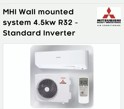 Mitsubishi Air Conditioning Unit 4.5 KW Supply Installation Available Nationwide • £799