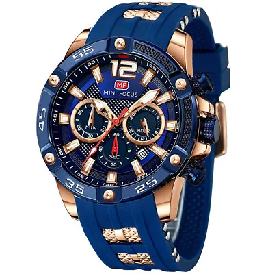 $23.39 • Buy Men's Sports Watch Relojes De Hombre Military Waterproof Luminous Silicon Strap 