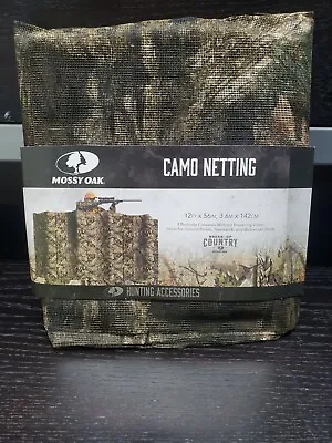 Mossy Oak Camo Netting Break Up Country 12 Ft Wide 56 In Tall NEW For Hunting • $14.95